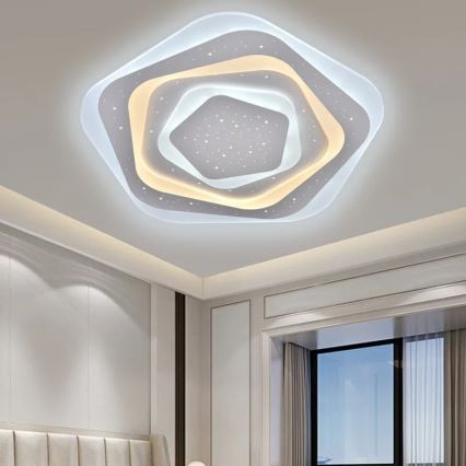 LED himmennettävä kattovalaisin LED/105W/230V 3000-6500K + kaukosäädin