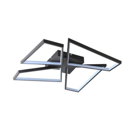 LED himmennettävä kattovalaisin LED/115W/230V 3000-6500K musta + kaukosäädin