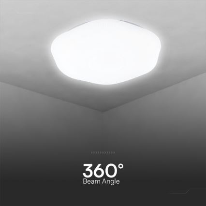 LED himmennettävä kattovalaisin LED/40W/230V 3000-6500K 40 cm valkoinen + kaukosäädin