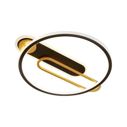 LED himmennettävä kattovalaisin LED/60W/230V 3000-6500K musta + kaukosäädin