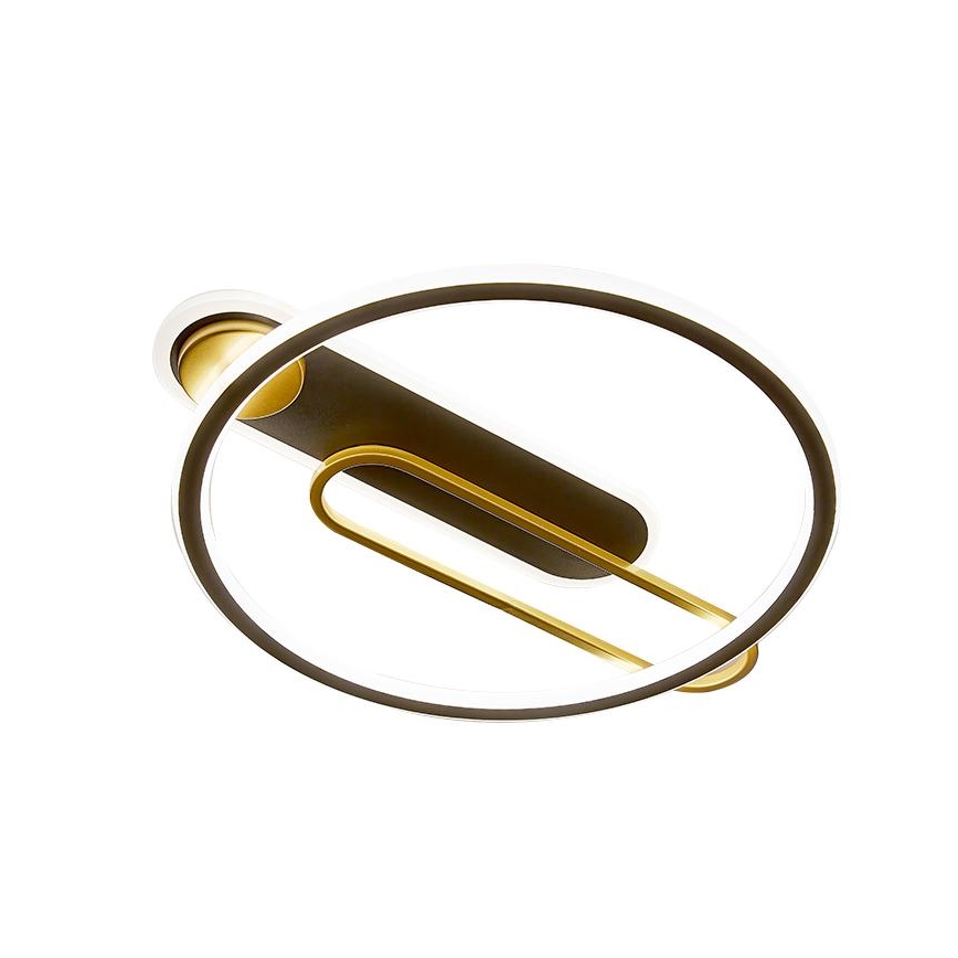 LED himmennettävä kattovalaisin LED/60W/230V 3000-6500K musta + kaukosäädin