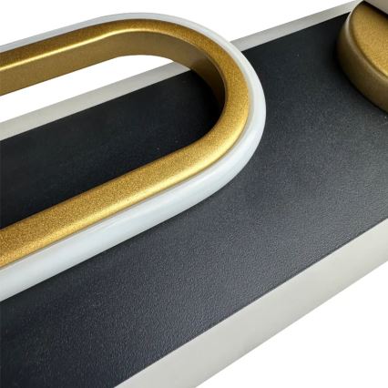 LED himmennettävä kattovalaisin LED/60W/230V 3000-6500K musta + kaukosäädin