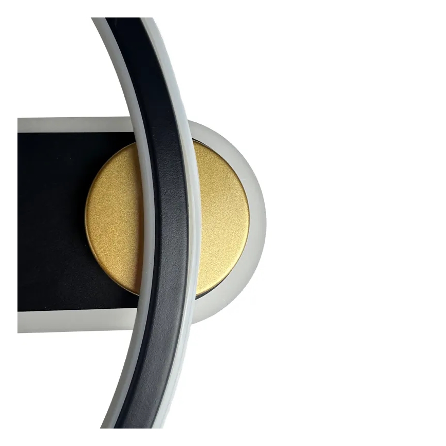 LED himmennettävä kattovalaisin LED/60W/230V 3000-6500K musta + kaukosäädin