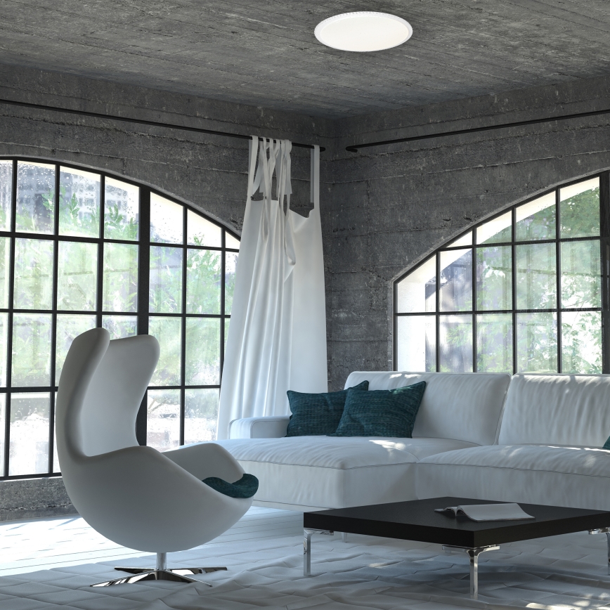 LED-himmennettävä kattovalaisin CRUZ LED/40W/230V 2000lm + kaukosäädin