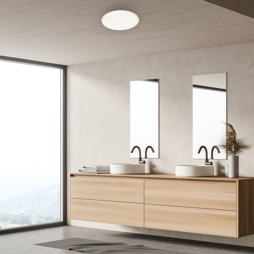 LED-himmennettävä kattovalaisin CRUZ LED/40W/230V 2000lm + kaukosäädin