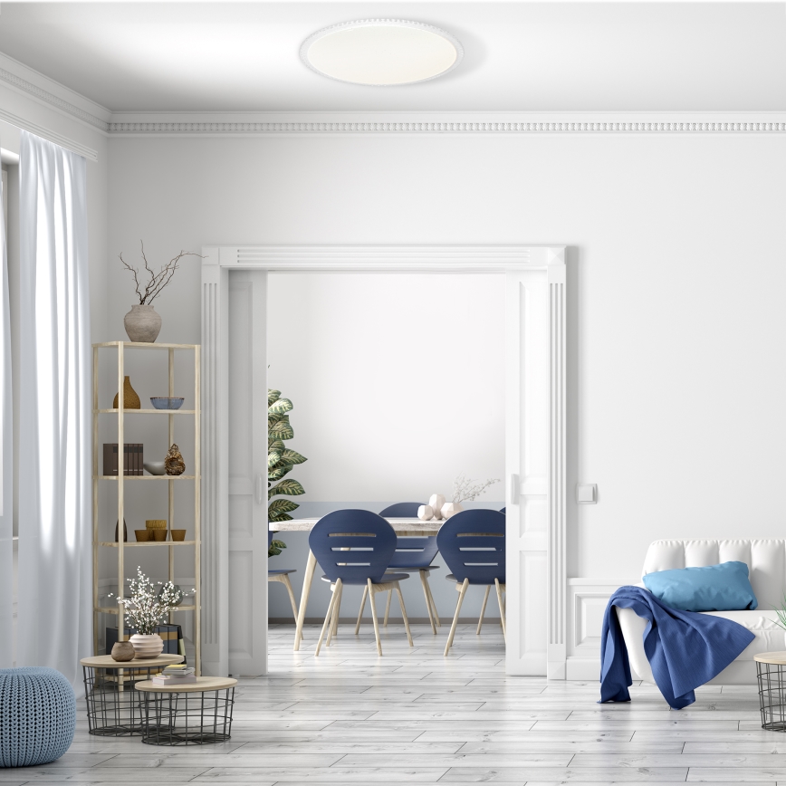 LED-himmennettävä kattovalaisin CRUZ LED/40W/230V 2000lm + kaukosäädin