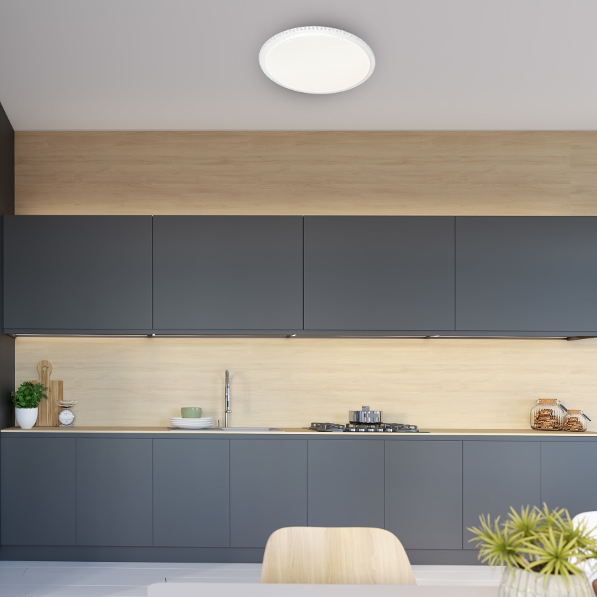 LED himmennettävä kattovalaisin CRUZ kaukosäätimellä LED/66W/230V 3300lm