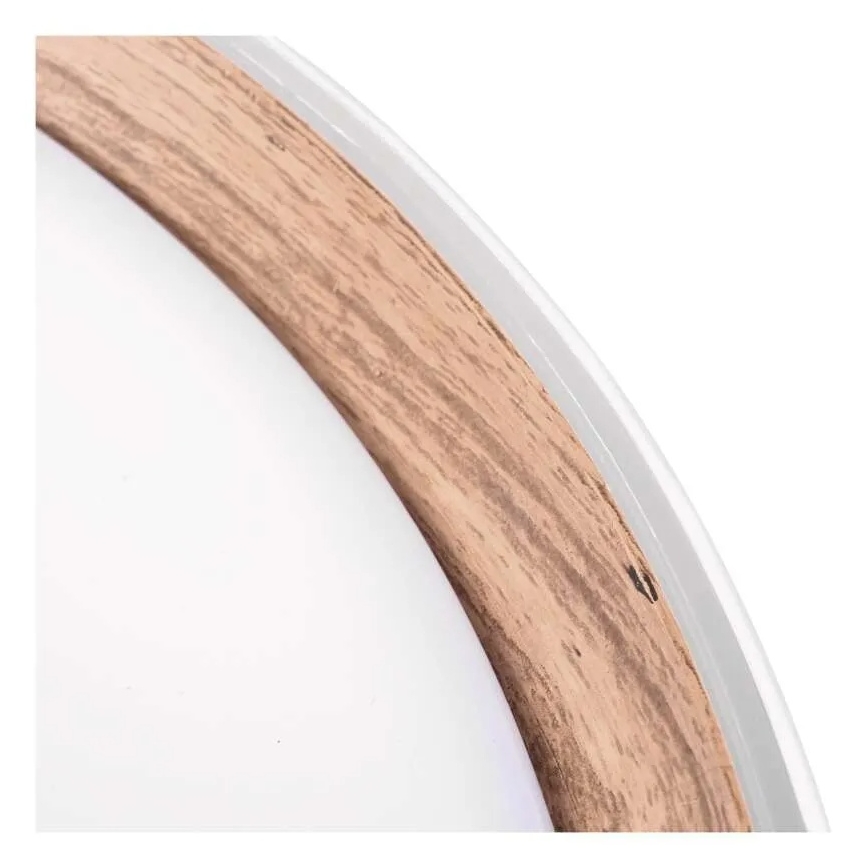 LED-himennettävä kattovalaisin ILVI LED/30W/230V 2700-6500K halkaisija 40 cm valkoinen/beige + kaukosäädin