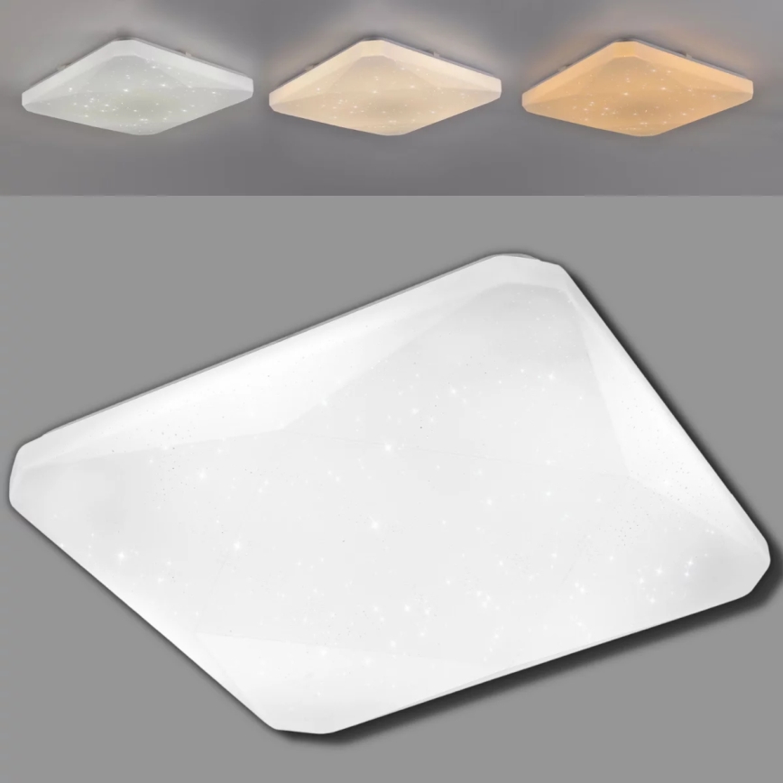 LED-himmennettävä kattovalaisin KASTOR kaukosäätimellä LED / 72W/ 230V