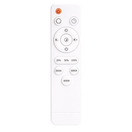 Himmennettävä LED-kattovalaisin KERN LED/100W/230V 3000/4000/6000K Ø 100 cm musta + kaukosäädin