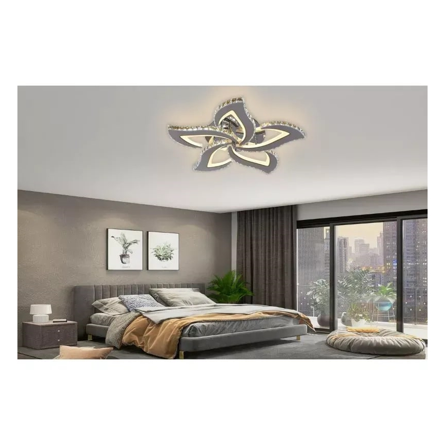 LED himmennettävä kattovalaisin LED/100W/230V 3000-6500K + kaukosäädin