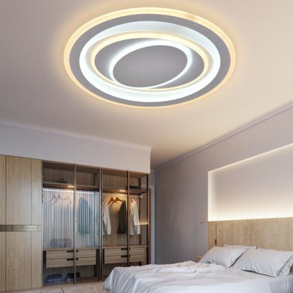 LED himmennettävä kattovalaisin LED/100W/230V 3000-6500K + kaukosäädin
