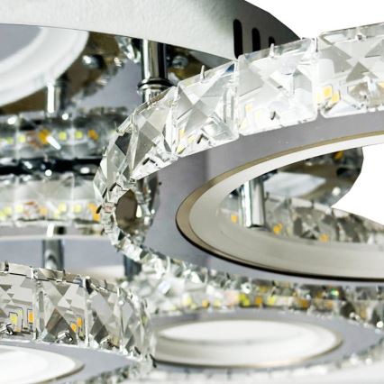 LED himmennettävä kattovalaisin LED/120W/230V 3000-6500K + kaukosäädin