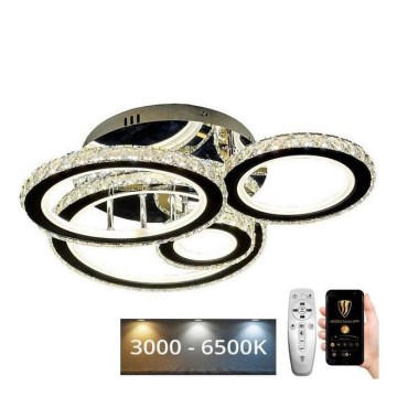 LED himmennettävä kattovalaisin LED/120W/230V 3000-6500K + kaukosäädin