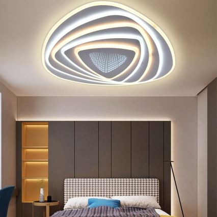 LED himmennettävä kattovalaisin LED/130W/230V 3000-6500K + kaukosäädin
