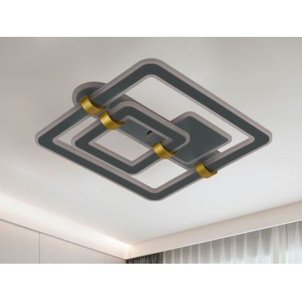 LED himmennettävä kattovalaisin LED/140W/230V 3000-6500K + kaukosäädin