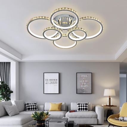 LED himmennettävä kattovalaisin LED/205W/230V 3000-6500K + kaukosäädin