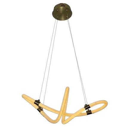 LED himmennettävä kattokruunu johdolla LED/25W/230V 3000-6500K + kaukosäädin