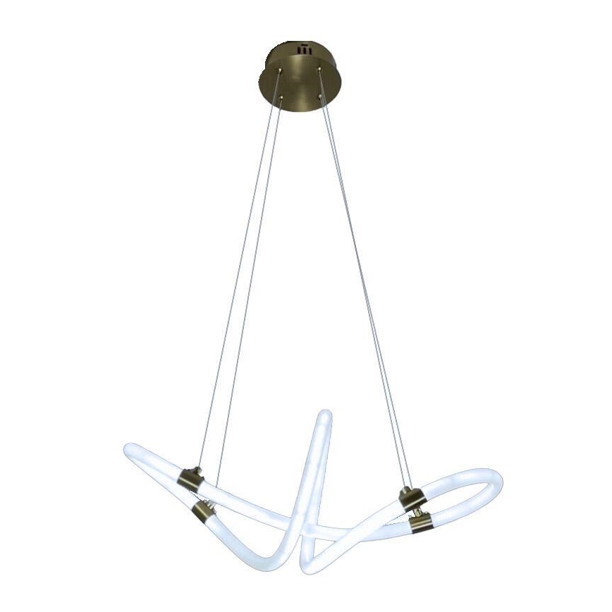LED himmennettävä kattokruunu johdolla LED/25W/230V 3000-6500K + kaukosäädin