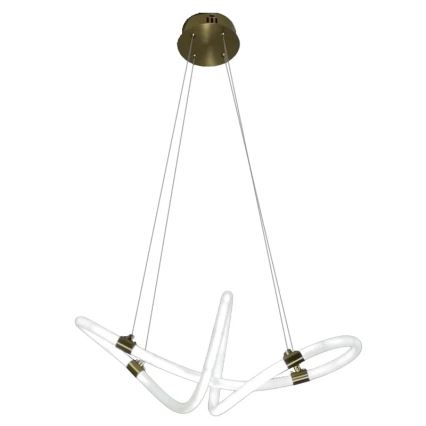 LED himmennettävä kattokruunu johdolla LED/25W/230V 3000-6500K + kaukosäädin