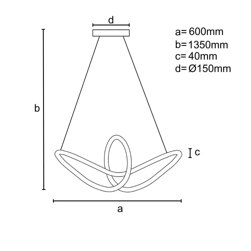 LED himmennettävä kattokruunu johdolla LED/25W/230V 3000-6500K + kaukosäädin
