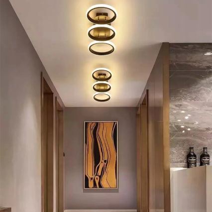 LED-himmennettävä kattovalaisin LED/30W/230V 3000-6500K musta Wi-Fi Tuya + kaukosäädin