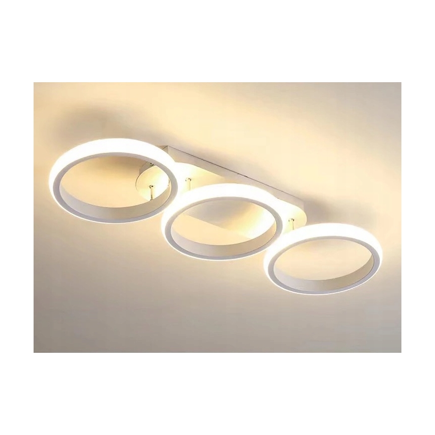 Himennettävä LED-kattovalaisin LED/30W/230V 3000-6500K valkoinen Wi-Fi Tuya + kaukosäädin