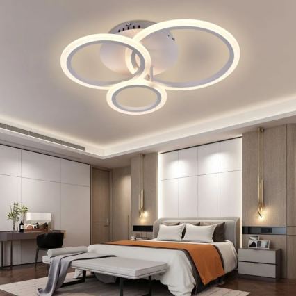 LED himmennettävä kattovalaisin LED/40W/230V 3000-6500K valkoinen + kaukosäädin