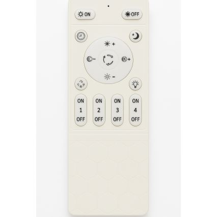 Himmennettävä LED-kattovalaisin LED/45W/230V 3000-6500K musta + kaukosäädin