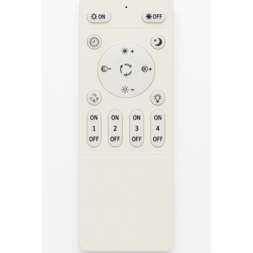 Himmennettävä LED-kattovalaisin LED/45W/230V 3000-6500K musta + kaukosäädin