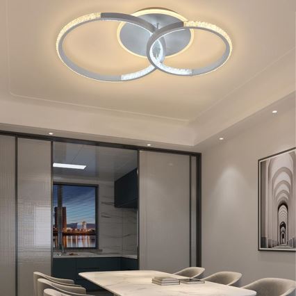 LED himmennettävä kattovalaisin LED/55W/230V 3000-6500K + kaukosäädin