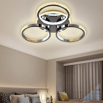 LED himmennettävä kattovalaisin LED/60W/230V 3000-6500K + kaukosäädin