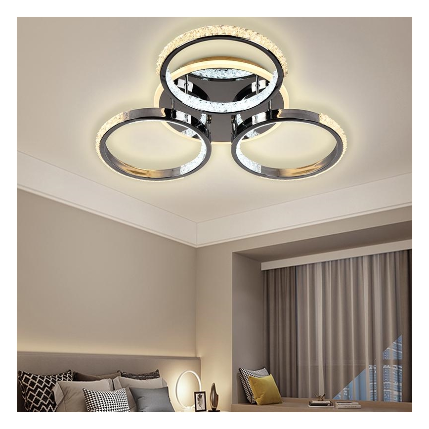 LED himmennettävä kattovalaisin LED/60W/230V 3000-6500K + kaukosäädin