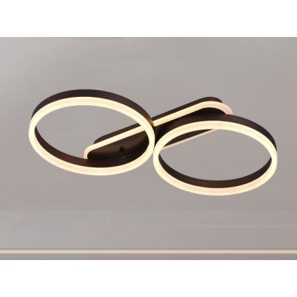 LED Himmennettävä kattovalaisin LED/60W/230V 3000-6500K + kaukosäädin