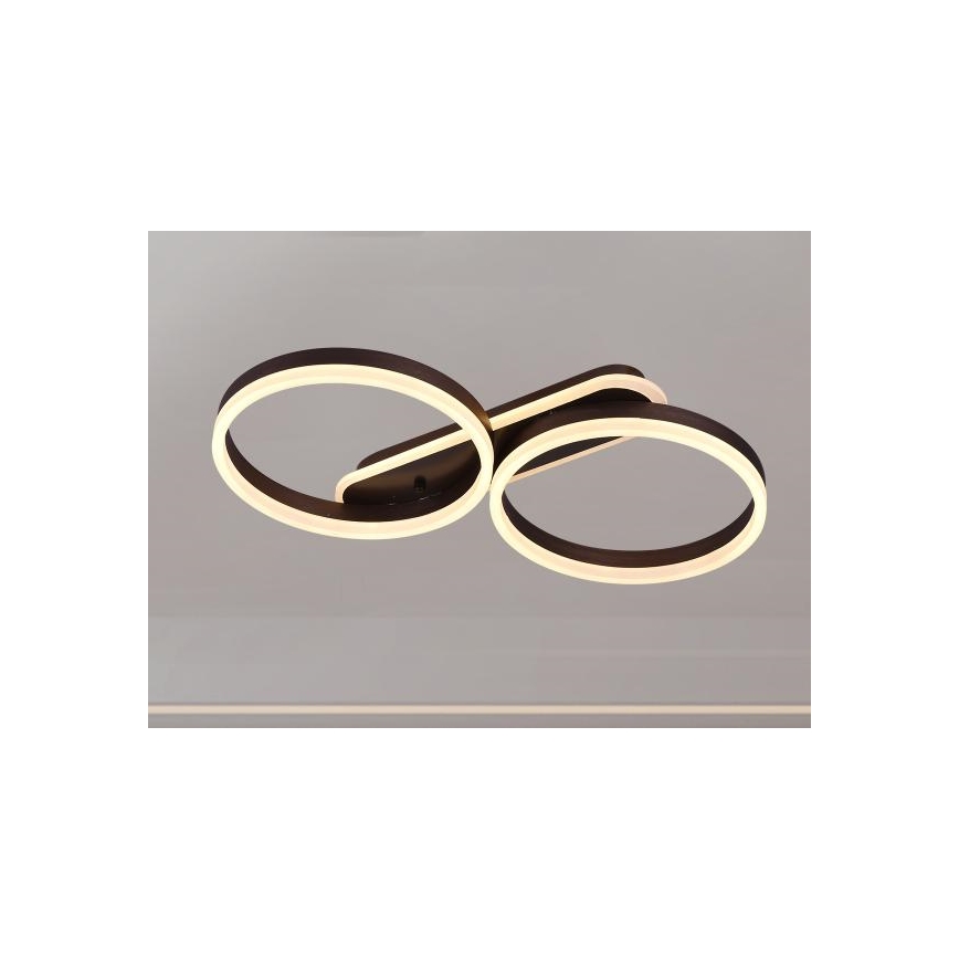 LED Himmennettävä kattovalaisin LED/60W/230V 3000-6500K + kaukosäädin