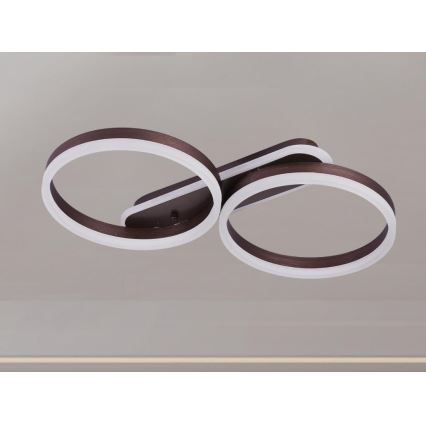 LED Himmennettävä kattovalaisin LED/60W/230V 3000-6500K + kaukosäädin