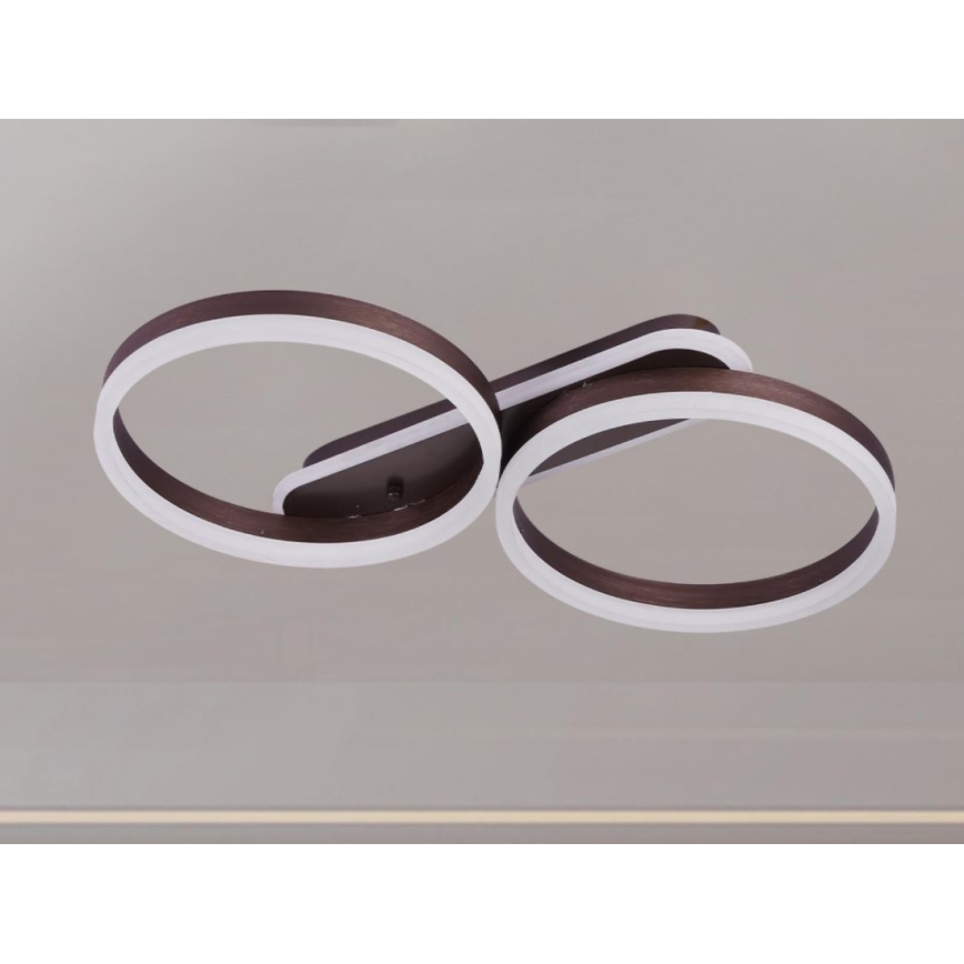 LED Himmennettävä kattovalaisin LED/60W/230V 3000-6500K + kaukosäädin