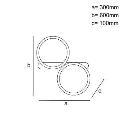 LED Himmennettävä kattovalaisin LED/60W/230V 3000-6500K + kaukosäädin