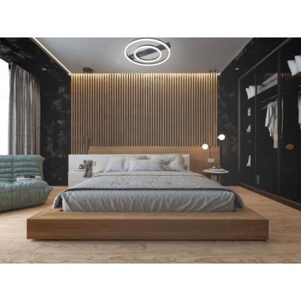 LED himmennettävä kattovalaisin LED/60W/230V 3000-6500K + kaukosäädin