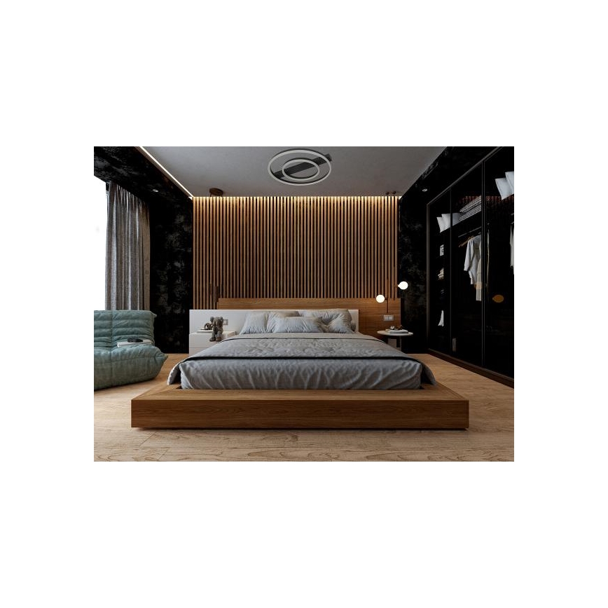 LED himmennettävä kattovalaisin LED/60W/230V 3000-6500K + kaukosäädin