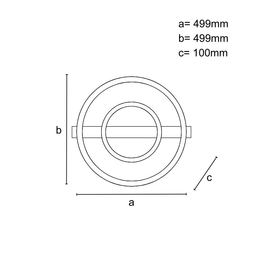 LED himmennettävä kattovalaisin LED/60W/230V 3000-6500K + kaukosäädin
