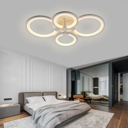 LED himmennettävä kattovalaisin LED/65W/230V 3000-6500K + kaukosäädin