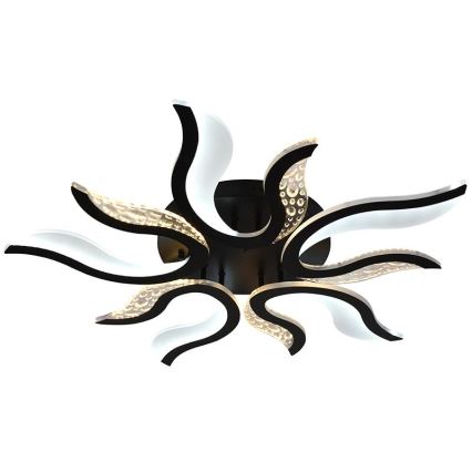 LED himmennettävä kattovalaisin LED/65W/230V 3000-6500K musta + kaukosäädin