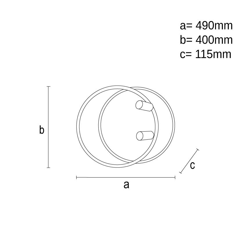 LED himmennettävä kattovalaisin LED/65W/230V 3000-6500K valkoinen + kaukosäädin
