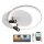 LED himmennettävä kattovalaisin LED/65W/230V 3000-6500K valkoinen + kaukosäädin