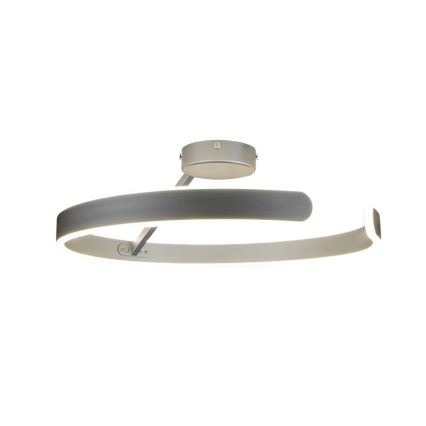 LED himmennettävä kattovalaisin LED/72W/230V 3000-6500K mattakromi + kaukosäädin