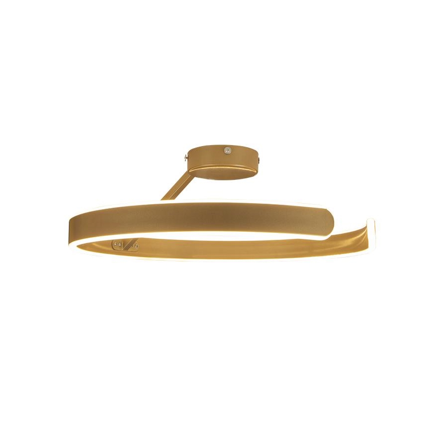 LED himmennettävä kattovalaisin LED/72W/230V 3000-6500K kulta + kaukosäädin