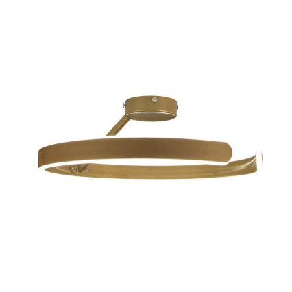 LED himmennettävä kattovalaisin LED/72W/230V 3000-6500K kulta + kaukosäädin