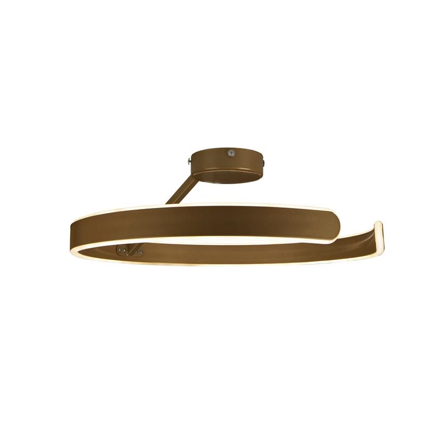 LED himmennettävä kattovalaisin LED/72W/230V 3000-6500K kulta + kaukosäädin