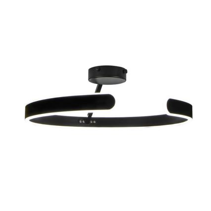LED himmennettävä kattovalaisin LED/72W/230V 3000-6500K musta + kaukosäädin